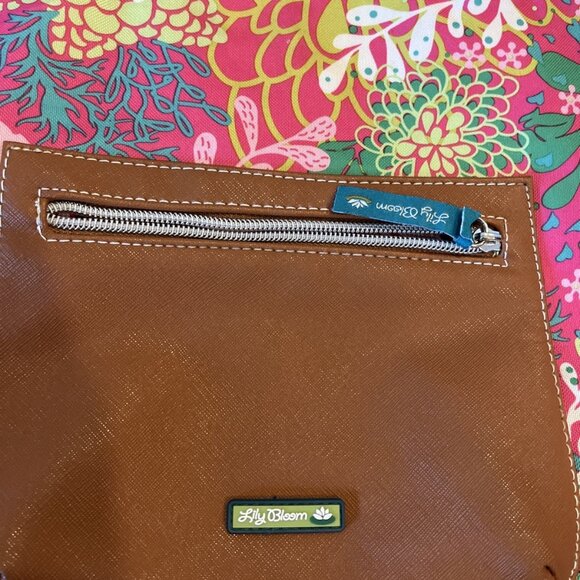 LILY BLOOM Pink Floral Coral Reef Shoulder Tote bag - Picture 2 of 9